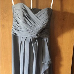 David’s Bridal sz 6 strapless chiffon bridesmaid